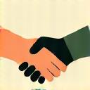 Deux mains se serrant, symbolisant la collaboration et le partenariat.