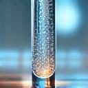 Bouche de laboratoire et éprouvette symbolisant la qualité et la rigueur des tests.